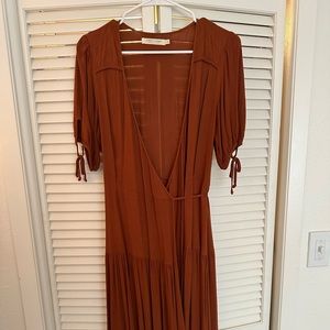 Christy Dawn Augusta Dress in Rust